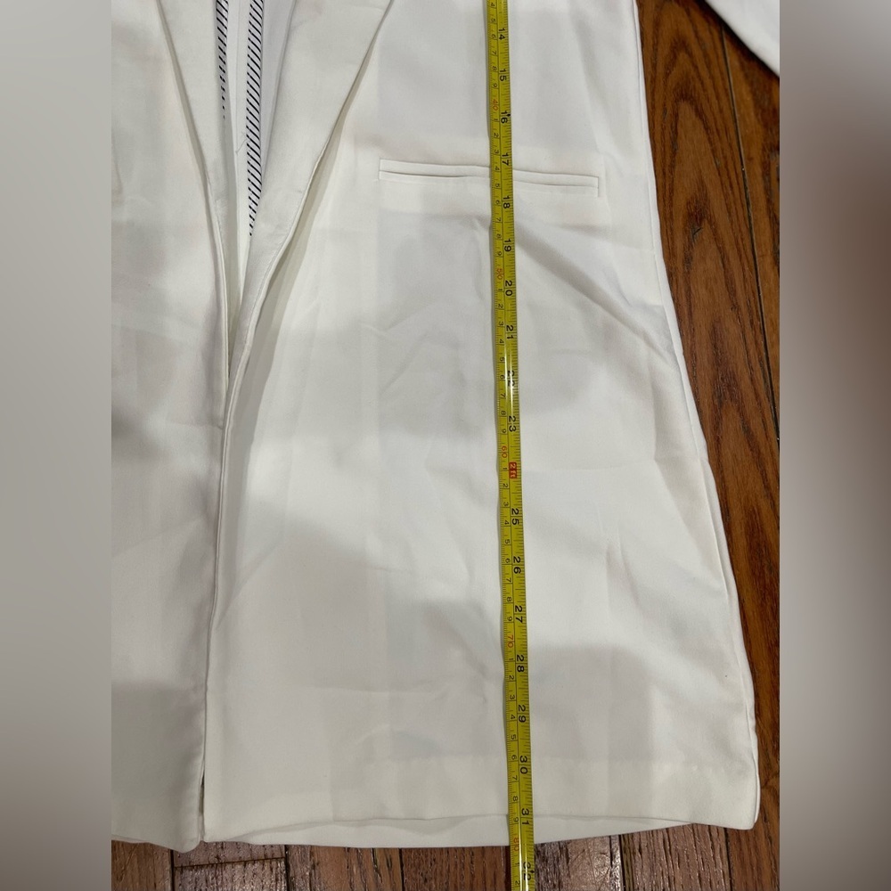 Have White Blazer 
with Striped Accents - Picture 5 of 10